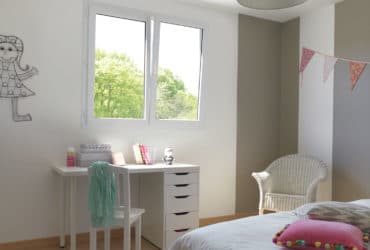 Chambre enfant avec fenêtre oscillo-battante PVC de Solabaie