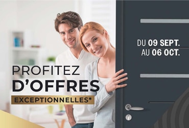 Offres promotionnelles de septembre 2024 - fenetres, portes, volets et portails Solabaie